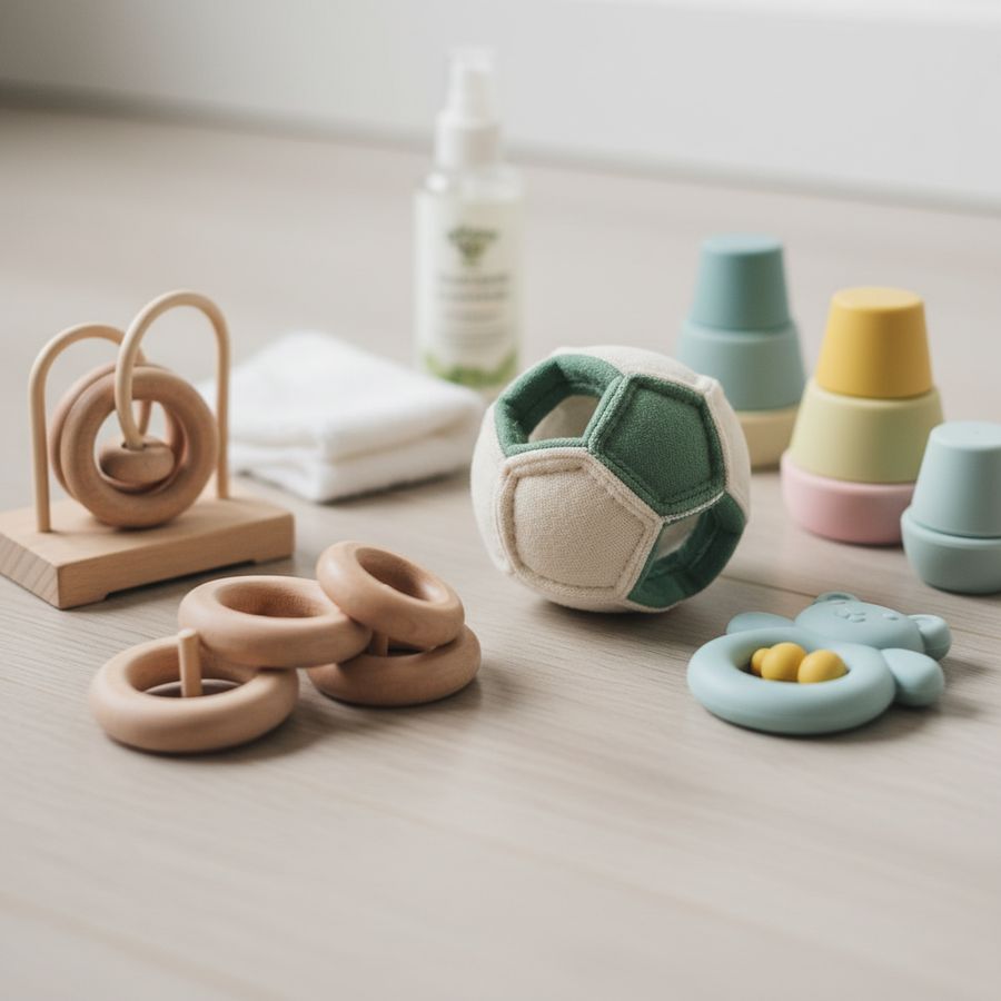 Giochi montessori 0-12 mesi: scelte adatte ogni fase