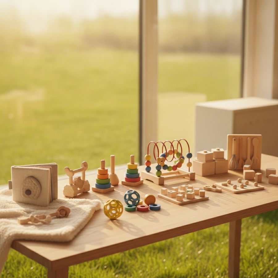 Montessori Toys by Age for Babies and Toddlers