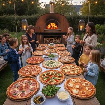 Het juiste pizza-menu voor vlees, veggie en kids