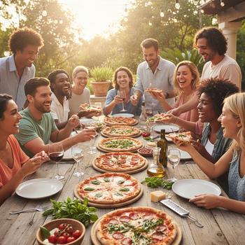 Pizza menu samenstellen voor gemengde groepen
