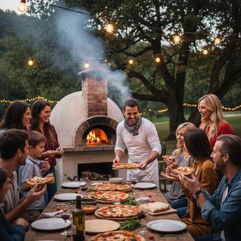 Waarom kiezen voor een houtgestookte pizza oven op je event?