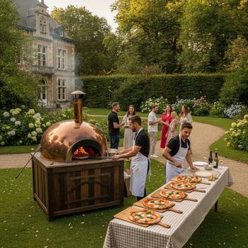 Houtgestookte pizza catering op locatie uitgelegd