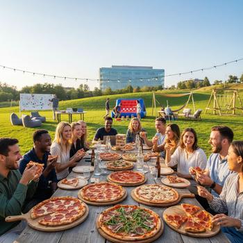 Bedrijfsevent met pizza: 5 formats voor elk team