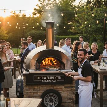 Houtgestookte pizza op locatie: zo werkt het
