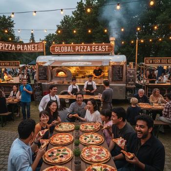 Internationale pizza’s op jouw feest of evenement